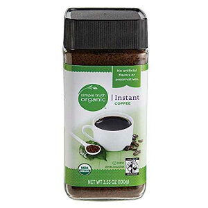 �V���v���g�D���[�X �I�[�K�j�b�N�C���X�^���g�R�[�q�[ 3.53�I���X Simple Truth Organic Instant Coffee 3.53 oz