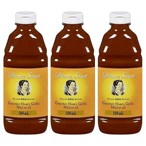 �_�C�A�i �n�j�[�K�[���b�N�o�[�x�L���[�\�[�X 500ml 3�{�p�b�N {�J�i�_�A���i} Diana Sauce Diana Honey Garlic Barbeque Sauce 500ml, 3-Pack {Imported from Canada}