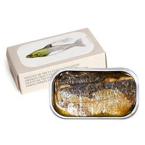 ?? ?? ??? ?? ?? ?? ??, 90g Canned Smoked Trout fillets in Extra Virgin Olive Oil by Jose Gourmet, Wild Caught Portuguese Trout, Tinned Fish in Olive Oil, High Protein Sustainable Seafood Snacks, Omega