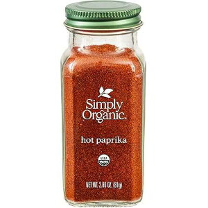 Simply Organic Paprika, Hot, Organic, 2.86 Ounce Simply Organic Paprika, Hot, Organic, 2.86 Ounce