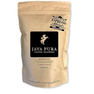 Java Pura - �G�X�v���b�\�u�����h �t���b�V�����[�X�g�S���R�[�q�[ - �v���~�A���E�l�ɂ�钆��ău�����h �~�f�B�A�����[�X�g (12�I���X�o�b�O) Java Pura - Espresso Blend Fresh Roasted Whole Bean Coffee - P