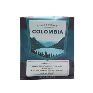 Evans Brothers Coffee�A�R�����r�A�i���m�A���[�X�g�R�[�q�[���A12�I���X Evans Brothers Coffee, Colombia Narino, Roasted Coffee Beans, 12 Ounce