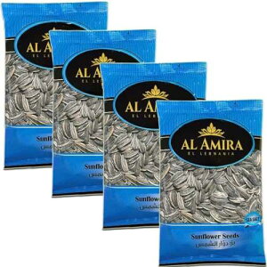 Al-Amira Al Amira Nuts - Roasted & Sea Salted Sunflower Seeds (4 PACK), 250g x 4