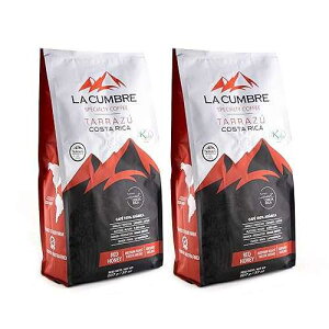 ?? ? ???, ????? ???? ??, ??, ??? ??? 32?? (2?) Cafe La Cumbre Tarrazu Cafe La Cumbre Tarrazu Ground Coffee Kosher Medium Roast Specialty Coffee from Costa Rica Red Honey Process 32 oz,