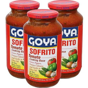 ?? ???? ??? ?? ??? 12?? (3? ?) Sofrito Tomato Paste by Goya, Tomato Cooking Base with Cilantro, Minced Garlic, Green Peppers, Onion, and Olive Oil, Latino Seasoning for Rice, Beans, Soups, Chili