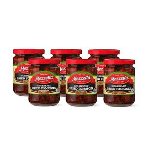 ??? ??? ?? ?? ???? ???, 8?? ? (6? ?) Mezzetta Sun Dried Tomatoes in Olive Oil - Sundried Tomatoes Made With Fresh California Tomato - Non-GMO, Gluten Free, Keto, Sulfite Free - No Artificial C