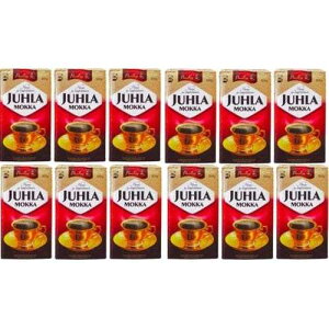 Paulig Juhla Mokka �R�[�q�[ 500g �� 12 �p�b�N �t�B�������h����A�� Paulig Coffee Paulig Juhla Mokka Coffee 500g Bag 12 Pack Imported From Finland