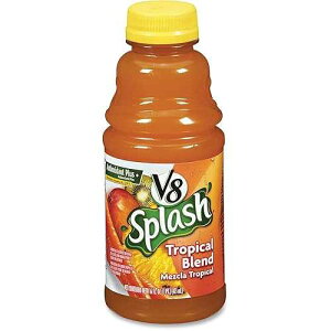 V8 �X�v���b�V�� �W���[�X �h�����N�A16 �I���X�A12 ����A�g���s�J�� �u�����h V8 Splash Juice Drinks, 16oz, 12/PK, Tropical Blend