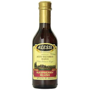 Alessi, White Balsamic Raspberry Vinegar, 8.50-Ounce (Pack of 6)