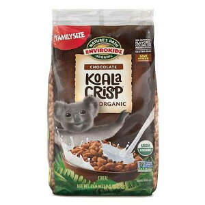 EnviroKidz Organic Koala Crisp Cereal, 25.6 oz (Pack of 1), Chocolate, Gluten Free, Non-GMO, Fair Trade, Earth Friendly Pack, by Nature's Path EnviroKidz Organic Koala Crisp Cereal, 25.6 oz (Pack of 1), Chocol