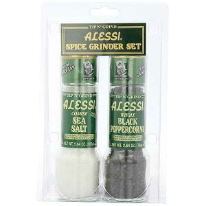 ??? ???? ??, ?? ?? ? ?? ?? (6? ?) Alessi Grinder Set, Sea Salt and Black Peppercorns, Pack of 6