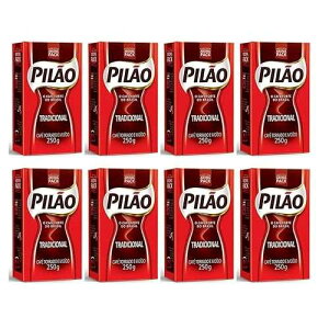 Coffee Rost and Ground - Cafe Torrado e Moido- Pilao 8.8oz. 250g - GLUTEN-FREE - PACK OF 08 Sara Lee Cafes do Brasil Ltda - Pilao Coffee Rost and Ground - Caf Torrado e Mo do- Pilao 8.8oz. 250g - GLUTEN-FREE - P