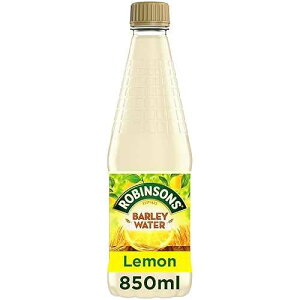 Robinsons Lemon Barley Water Fruit Drink Bottle 850 ml (Pack of 8)