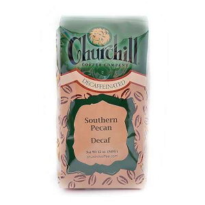 �`���[�`�� �R�[�q�[ �T�U�� �s�[�J�� 12 �I���X - �O���E���h (�f�J�t�F) Churchill Coffee Company Churchill Coffee Southern Pecan 12 oz - Ground (Decaf)
