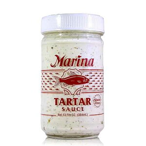 �}���[�i �^���^���\�[�X 13�I���X �K���X�r (4�p�b�N) Northwest Gourmet Food's Marina Tartar Sauce 13oz Glass Jar (4 Pack)
