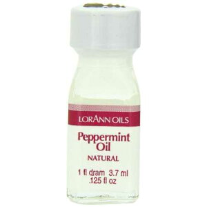 LorAnn Peppermint Oil SS Natural Flavor, 1 dram bottle (.0125 fl oz - 3.7ml - 1 teaspoon)- 12 pack LorAnn Oils LorAnn Peppermint Oil SS Natural Flavor, 1 dram bottle (.0125 fl oz - 3.7ml - 1 teaspoon)- 12 pack