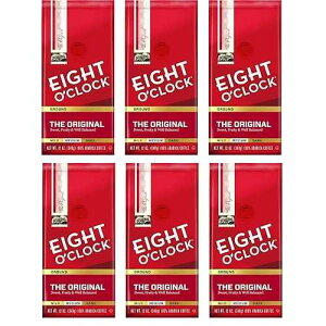 �G�C�g �I�N���b�N �R�[�q�[ �I���W�i�� �O���E���h�A12 �I���X (6 �p�b�N) Eight O'clock Coffee Original Ground, 12 OZ (Pack of 6)