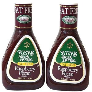 �P���Y �X�e�[�L�n�E�X ���Y�x���[ �s�[�J�� (2 �p�b�N)�A16 �t�ʃI���X Ken's Steak House Raspberry Pecan (2 Pack), 16 FL OZ