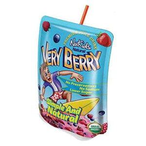 NuKids Natural Juice Drinks NuKids Very Berry Organic Juice Drink 24 Pack