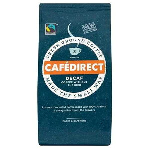 CafAdirect Cafedirect Fairtrade Decaffeinated Roast & Ground Coffee (227g) - Pack of 2
