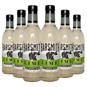 Barsmith Bar Essentials Sweetened Lime Juice - Lime Juice for Cocktails Made with Cane Sugar - No Artificial Flavors or Preservatives - Ideal for Margaritas, Gimlets & Daquiris - 12.7oz (Pack of 6) Barsmith Bar Essen