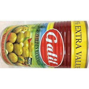 �K���� �O���[�� �I���[�u �}���U�j�� 22.8 �I���X 3�_��PK�B Galil Green Olives Manzanillo 22.8 Oz. Pk Of 3.