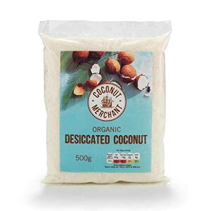 �R�R�i�b�c �}�[�`�����g �I�[�K�j�b�N�����R�R�i�b�c - 500g (1.1�|���h) Coconut Merchant Organic Desiccated Coconut - 500g (1.1lbs)