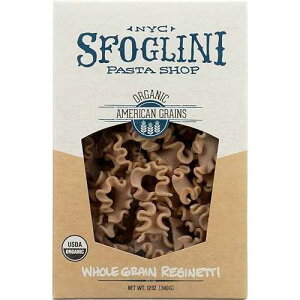 Sfoglini Whole Grain Reginetti Pasta, USDA Organic, 12 Ounces (Pack Of 6) Sfoglini Whole Grain Reginetti Pasta, USDA Organic, 12 Ounces (Pack Of 6)