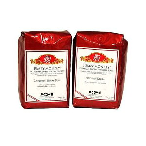 ?? ?? ?? ??? ??? ? & ???? ?? ???? ??? - ??? ???, 100% ????, ?? ??, ?? ?? ? ??? ????, 2 - 12?? ? Jumpy Monkey Coffee Cinnamon Sticky Bun & Hazelnut Cream Flav