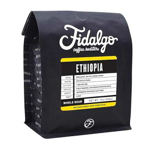 �G�`�I�s�A �V�_�} FTO�A�S�����A12�I���X 6����P�[�X Fidalgo Coffee Roasters Ethiopia Sidama FTO, Whole Bean, 12oz case of 6