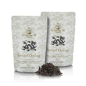 La Via del Te Oolong�A�������A�|�[�`���胋�[�Y���[�t�e�B�[�A50g / 1.76oz (2�p�b�N) La Via del Te Oolong, Chinese Tea, Loose-Leaf Tea in Pouch, 50g / 1.76oz (Pack of 2 Pieces)