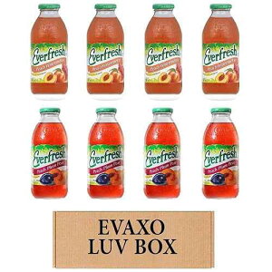 LUV BOX- ????? ?? 473.2ml 8? ?, ????? ??? ??, ????? ??? ?? ?. #N Evaxo LUV BOX- variety Everfresh Juice 16 oz. pack of 8, Peach Watermelon, Peach Plum Pear