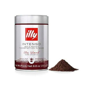 249.5g (1? ??), ??? ?? ???, ??, ?? ??? ?? ?? ??, ?? ???, ???? ??? ??? ?? ??? ??, 100% ???? ??, ????, 249.5g ? (1? ??) illy Ground Coffee Moka - 100%