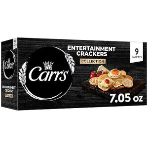 Carr's Entertainment �N���b�J�[�A�X�i�b�N �N���b�J�[�A�p�[�e�B�[ �X�i�b�N�A�o���G�e�B�p�b�N�A7.05 �I���X �{�b�N�X (1 �{�b�N�X) Carr's Entertainment Crackers, Snack Crackers, Party Snacks, Variety Pack, 7.05oz B
