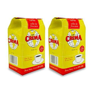 ?? ??? ?? ?????? ??, 397g ? (2?) Cafe Crema Medium Roast Ground Puerto Rican Coffee, 14 Ounce Bag (Pack of 2)