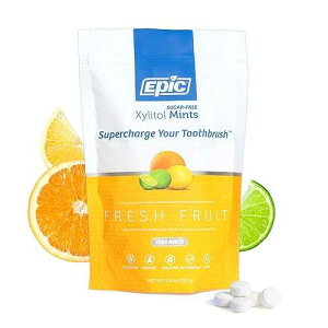 ?? ?? - ???? ??? 100% ???? ?? - ??? ?? ??? ?? ?, 1000? (1? ?) Epic 100% Xylitol Mints - Aspartame Free, Sugar Free - Fresh Fruit Flavored Mints, 1000 Pieces (Pack of 1)