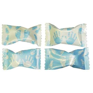 Party Sweets Boy Fingers & Toes Buttermints by Hospitality Mints, Individually Wrapped, 7oz. Bag, Pack of 6 (approx. 300 ct), White