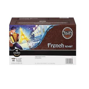 KEURIG �L���[���O K-CUP K�J�b�v TULLY's COFFEE �^���[�Y�R�[�q�[ French Roast �t�����`���[�X�g 80�� KEURIG K-CUP K TULLY's COFFEE French Roast