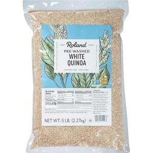 Roland Foods White Quinoa, Pre-washed, Specialty Imported Food, 5 Lb Bag