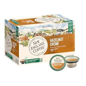 ? ???? ?? ???? ?? ??? ??? K-? ?? 12?? ?? (6?) New England Coffee Hazelnut Creme Medium Roast Single Serve Pods, 12ct Box (Pack of 6)