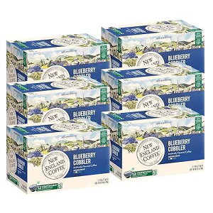 ? ???? ?? ???? ??? ??? ??? K-? ?? 12?? ?? (6?) New England Coffee Blueberry Cobbler Medium Roast Single Serve Pods, 12ct Box (Pack of 6)