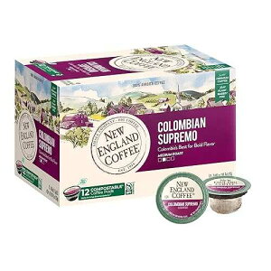 ? ???? ?? ???? ???? ??? ??? K-? ?? 32?? ?? (6?) New England Coffee Colombian Supremo Medium Roast Single Serve Pods, 12ct Box (Pack of 6)