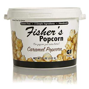 Fisher's Popcorn Our Popcorn Just Tastes Better Fisher's Popcorn | Caramel Flavor | 11oz Tub