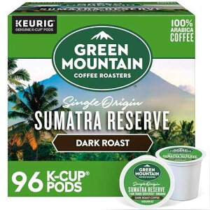 ?? ??? ?? ???? ???? ???, ?? ?? ??? K-? ??, ?? ??? ??, 96?? Green Mountain Coffee Roasters Sumatra Reserve Coffee, Keurig Single-Serve K-Cup pods, Dark Roast, 96 Count