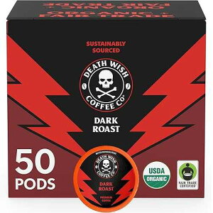 ?? ?? ?? ?? ?? ?? - (50??) Death Wish Coffee - Dark Roast Single Serve Pods - (50 Count)