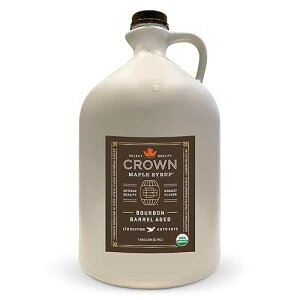 ??? ??? ??? ?? A ??? ??, ?? ?? ??, 128 ?? Crown Maple Bourbon Barrel Aged Organic Maple Syrup, 128 Fl Oz, Pancakes, Flavor Cocktails, Marinades and Sauces