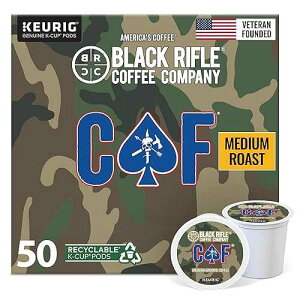 ?? ??? ?? ??? CAF, ??? ??? K ?, 50? ?? ?? ?? ?? Black Rifle Coffee Company CAF, 50 Count, Medium Roast K Cups - Single Serve K Cups Coffee Pods - Kcup Pods Compatible with Keurig 1.0 &