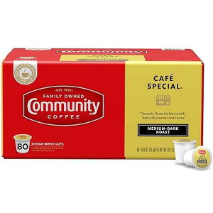 ???? ?? ?? ??? ???-?? ??? ?? ?? K-? ?? ?? ?, 80? ? ?? Community CoffeeCafe Special Medium Dark Roast, Single-Serve Keurig K-Cup Pods, 80 Count (Pack of 1)
