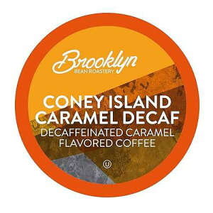 ???? ?? ?? ??, 2.0 K-? ??? ??, ?? ???? ??? ????, 40?? (BB CID40) Brooklyn Beans Coffee Pods, Coney Island Caramel Decaf - Compatible with Keurig K Cup Brewers Including 2.0 Machines, 4