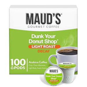?? ???? ?? ? ?? ??, 100?? - ???? ?? ?? ?? ? - 100% ???? ??? ??? ???? ??, ?? ??? ?? ??? ??? ?? ??? K ? ??? ?? Maud's Decaf Donut Shop Coffee Pods, 1